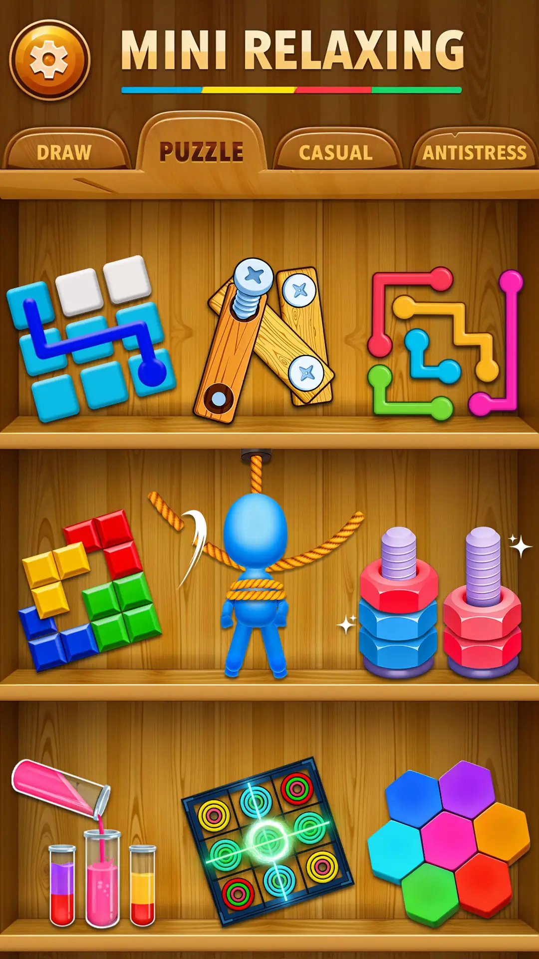截图 Mini Antistress Relaxing Games 3