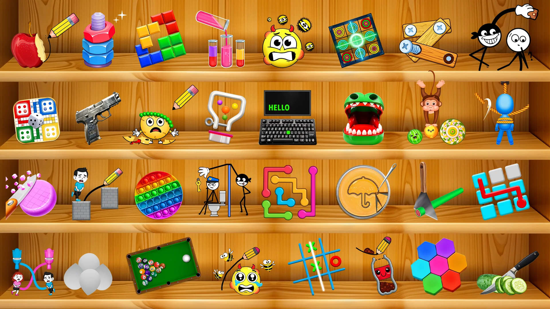 截图 Mini Antistress Relaxing Games 6