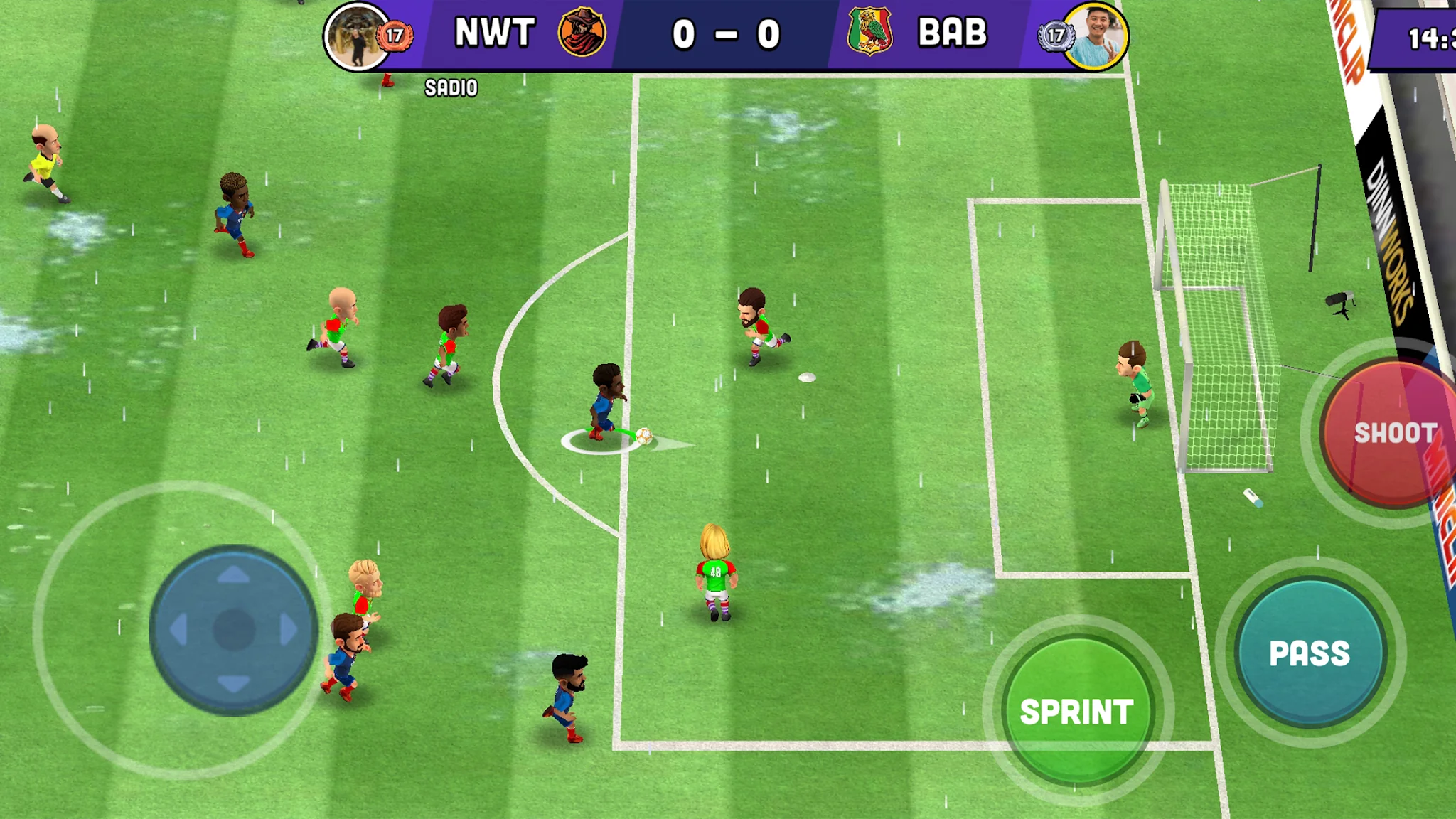 Скриншот Mini Football 1