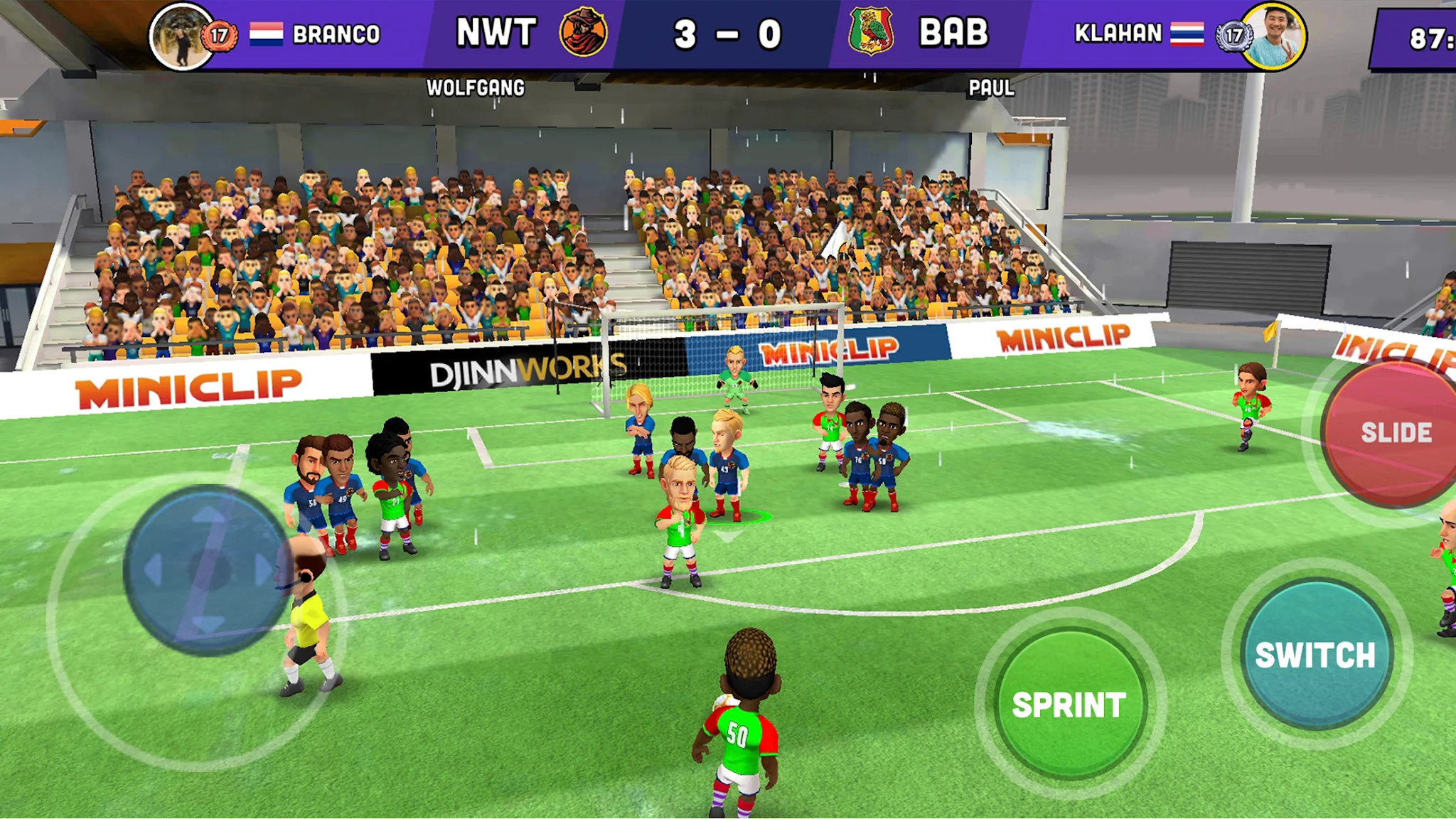 Скриншот Mini Football 2