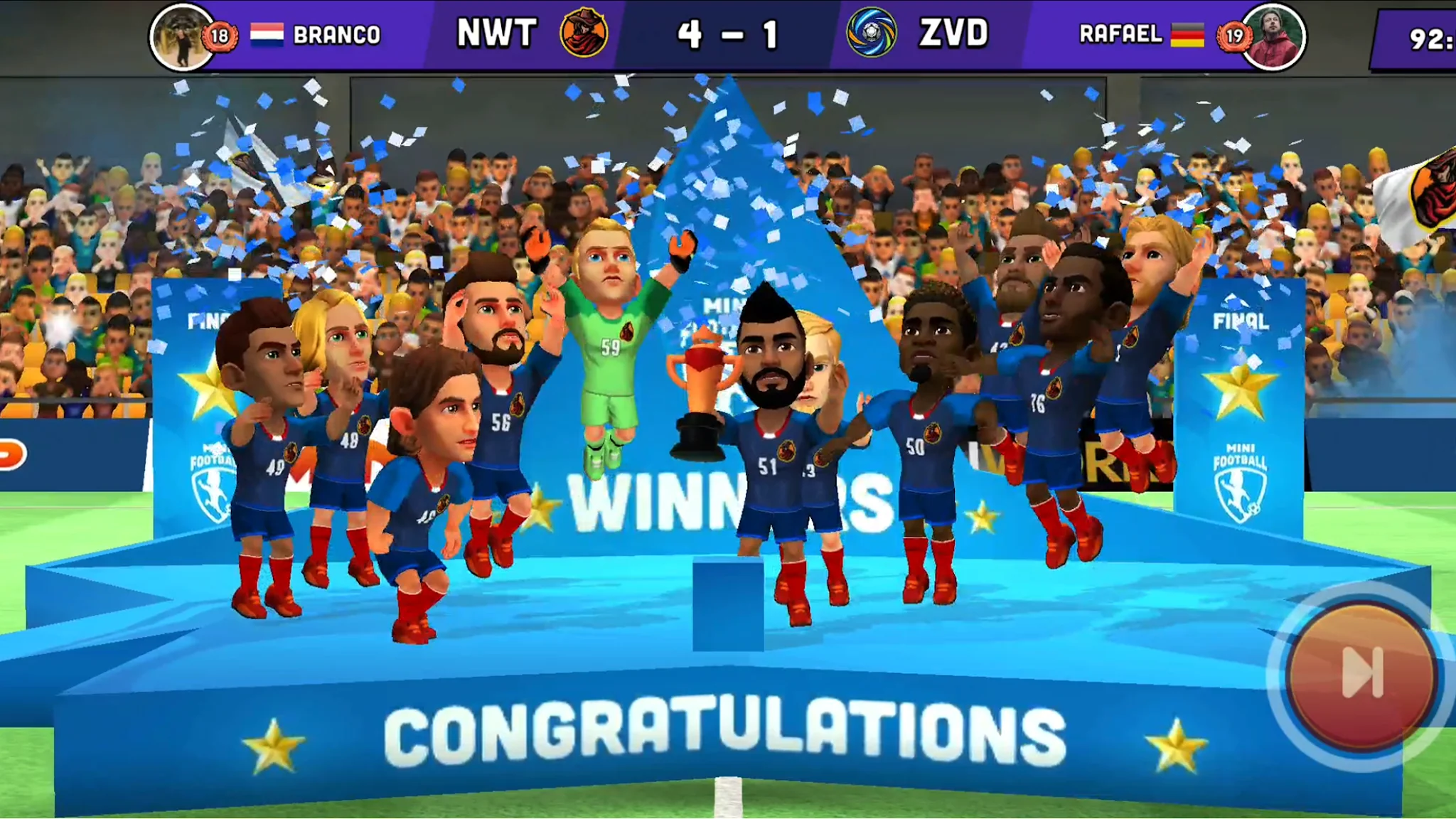 Скриншот Mini Football 7
