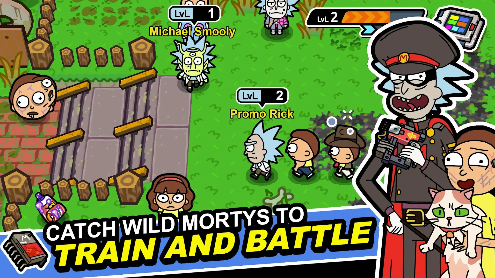 Screenshot Rick and Morty: Pocket Mortys 1