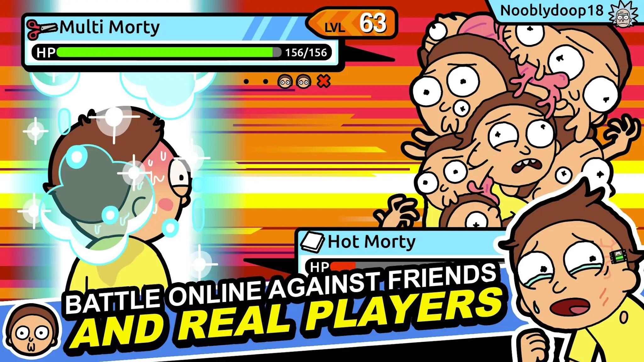Screenshot Rick and Morty: Pocket Mortys 2