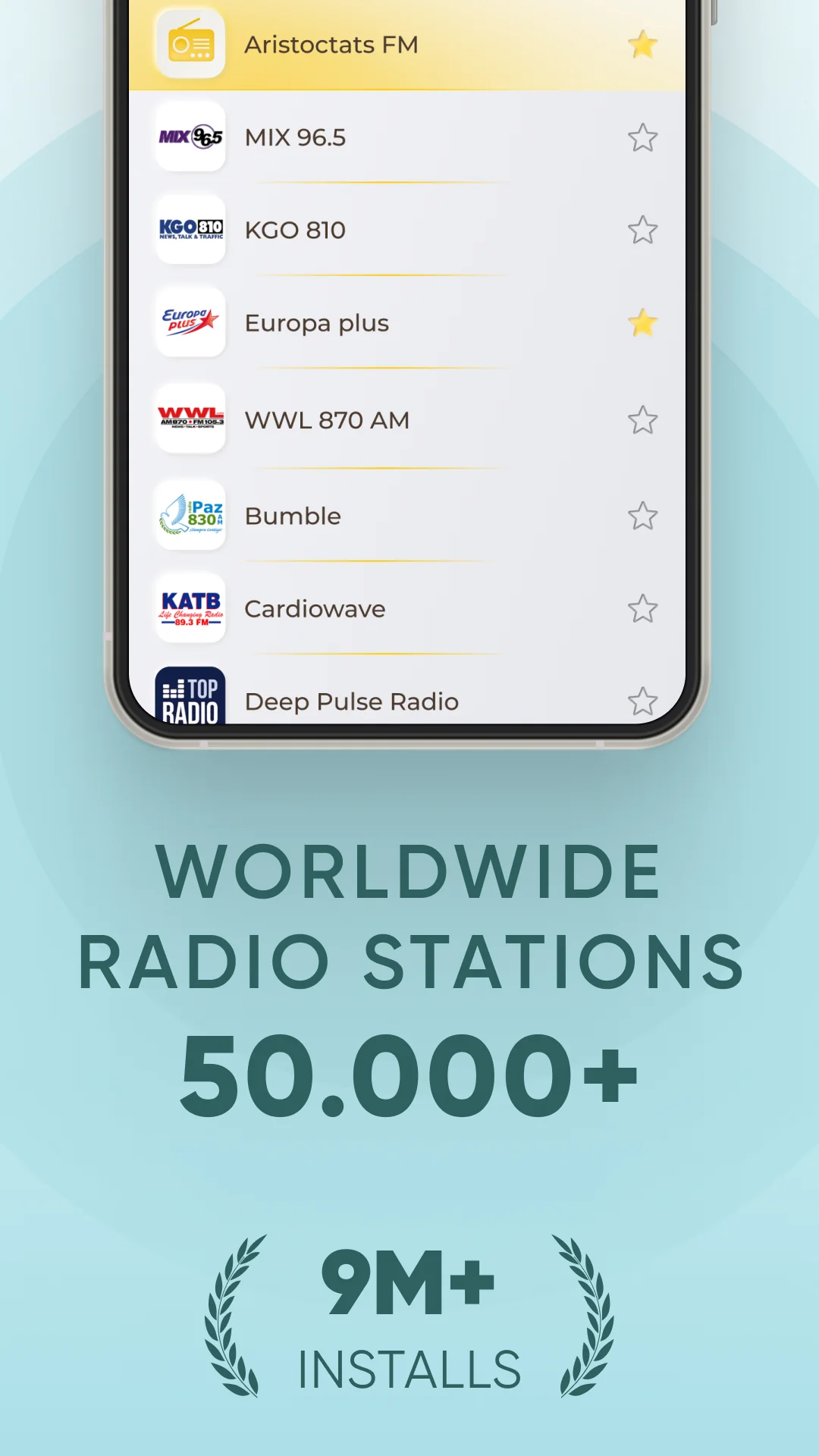 Tangkapan layar Radio FM AM Live Radio Station 1
