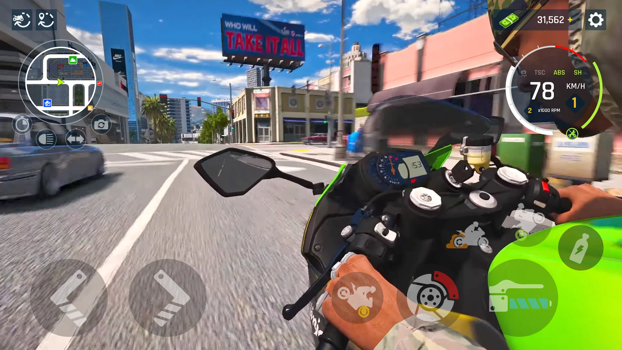 Real Motocycle Driving képernyőkép 4