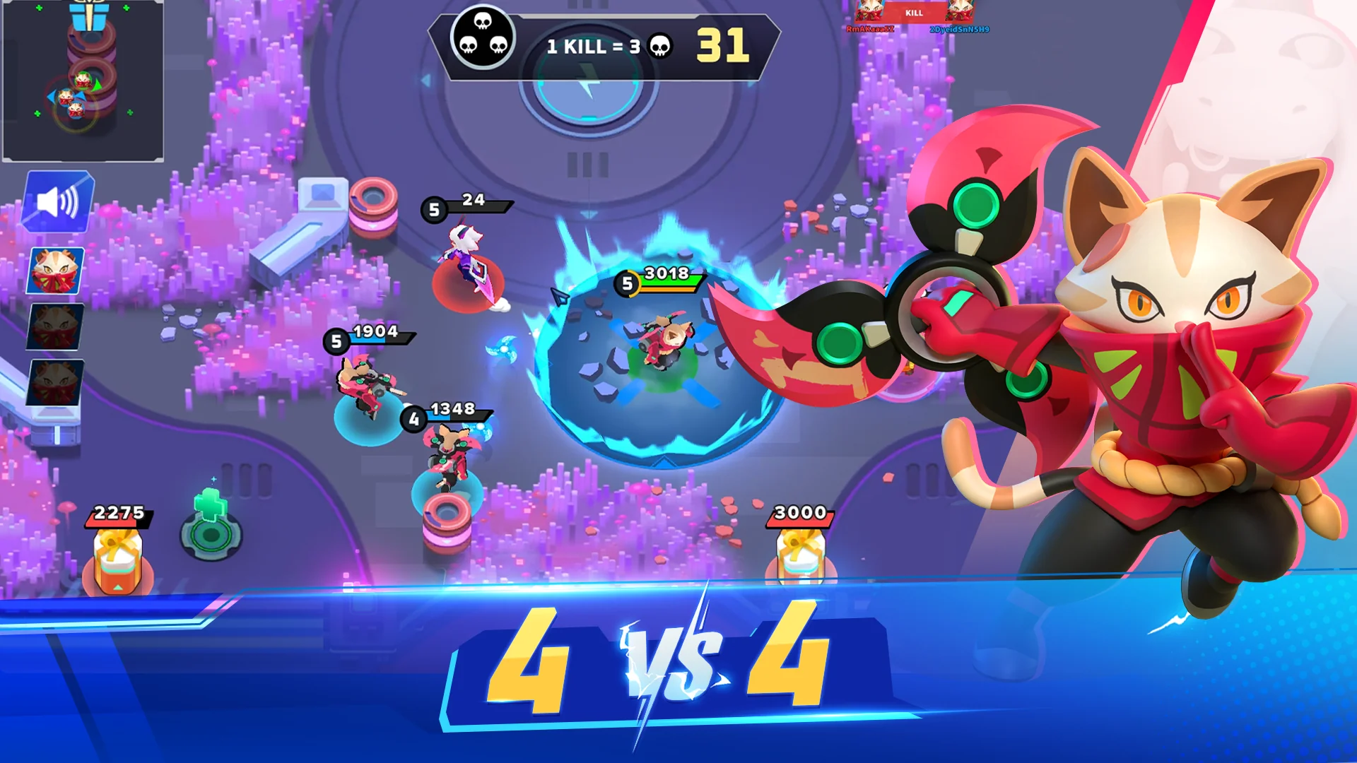 Tangkapan layar Thetan Arena 5