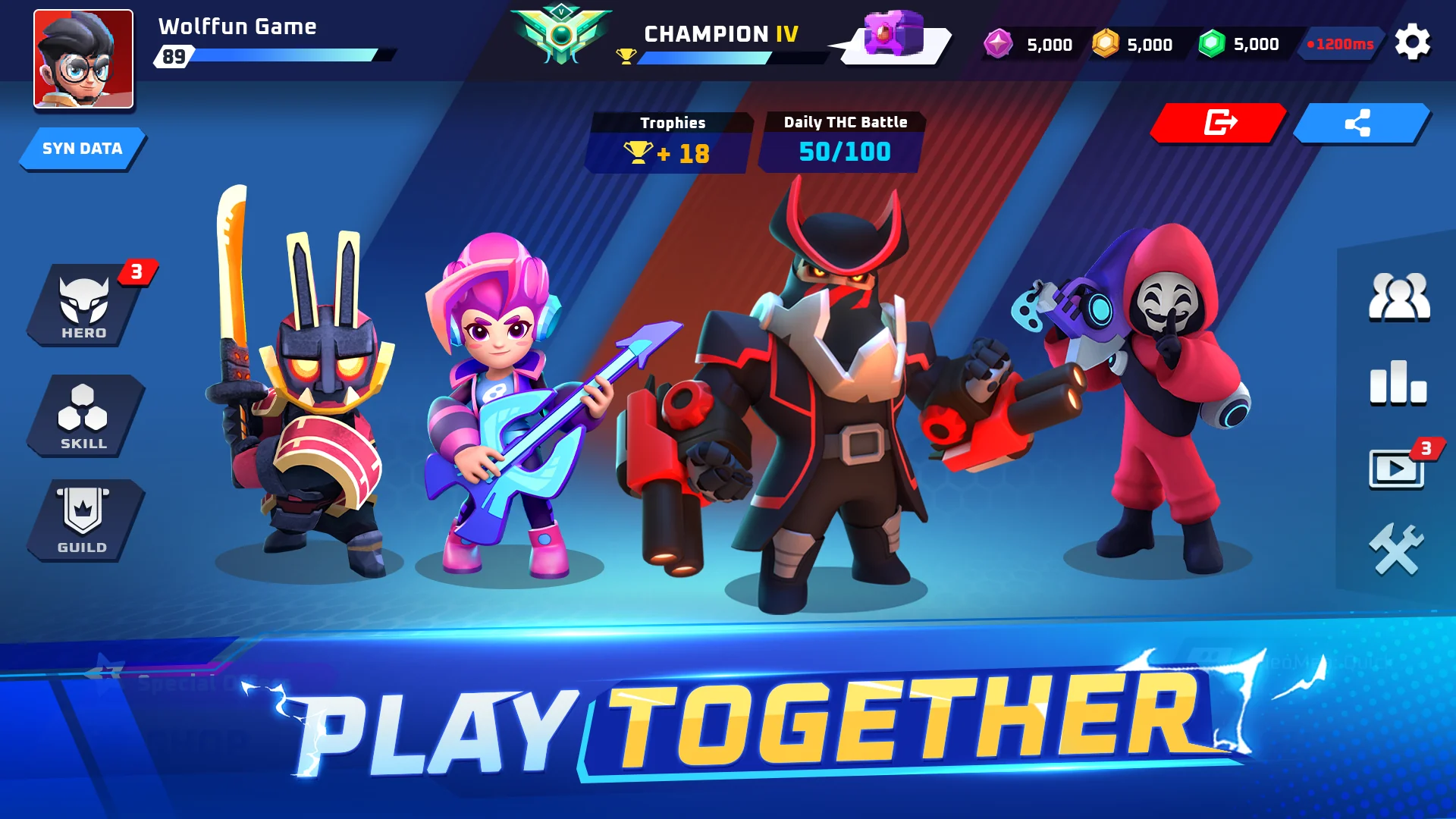 Tangkapan layar Thetan Arena 7