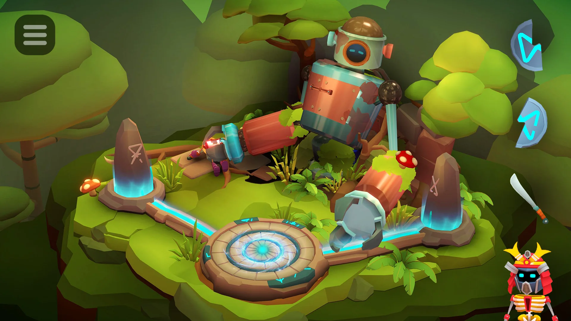 لقطة شاشة Tiny Robots: Portal Escape %د