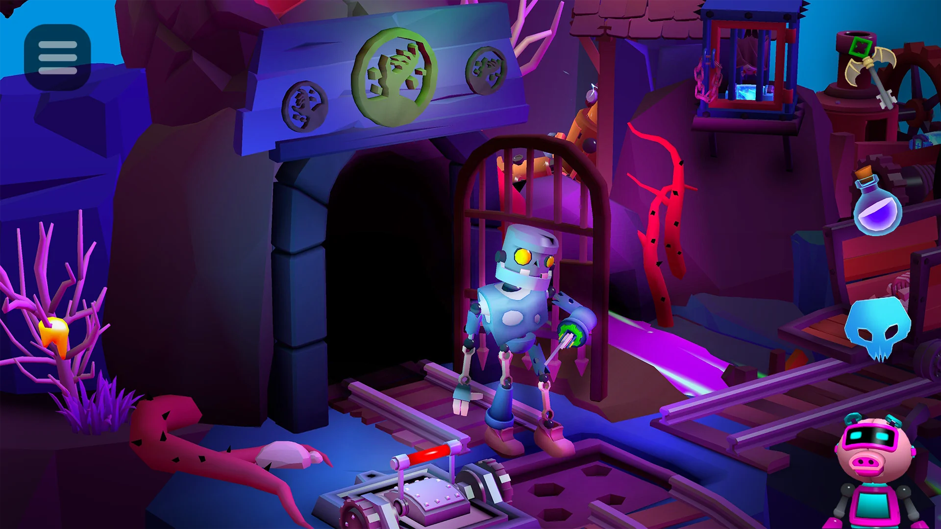 لقطة شاشة Tiny Robots: Portal Escape %د
