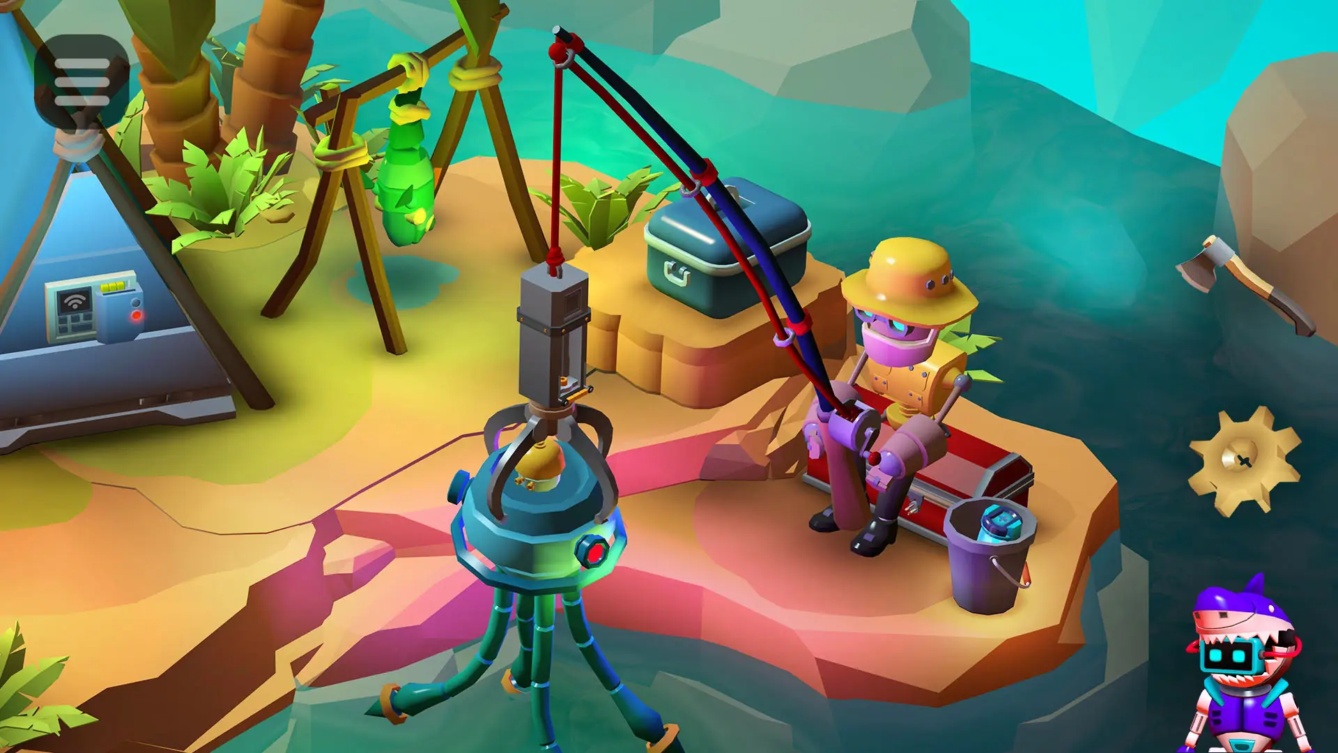 لقطة شاشة Tiny Robots: Portal Escape %د