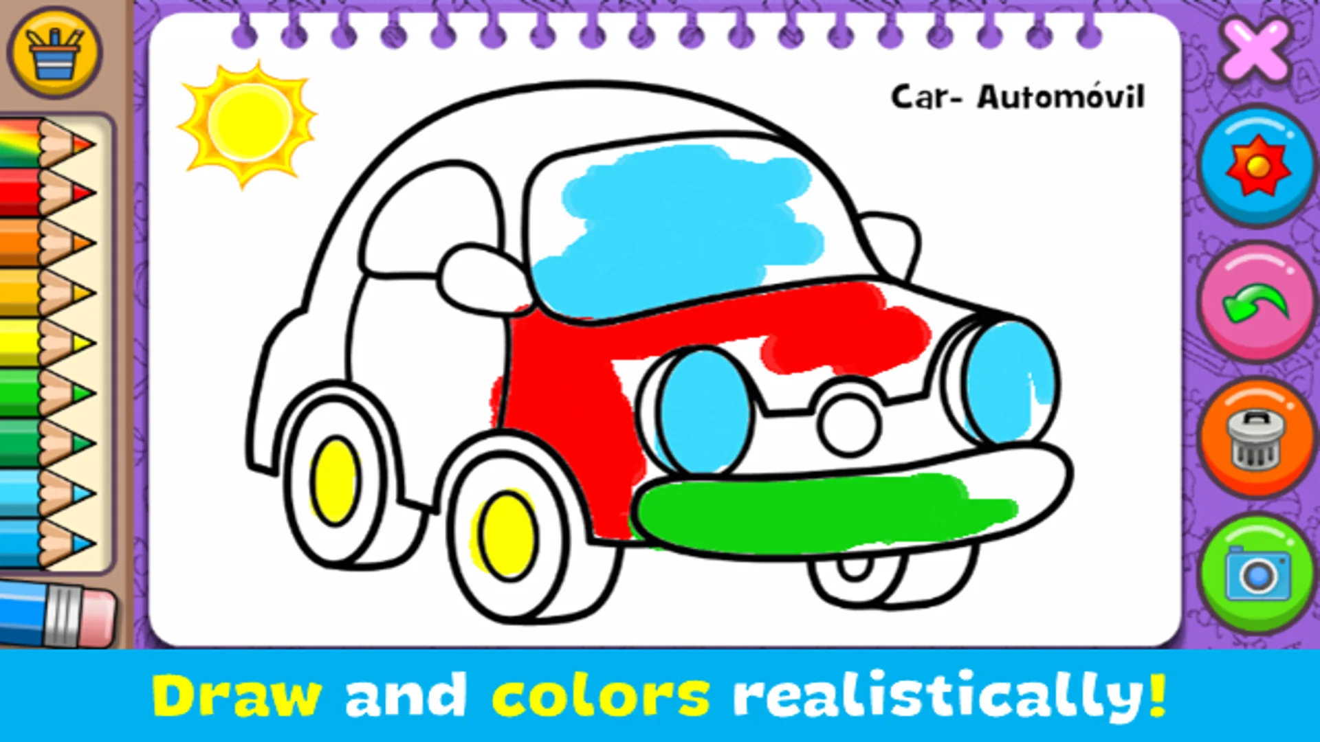 Schermata Colorare e impara 1
