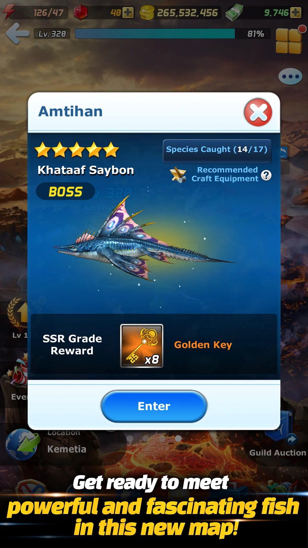 Tangkapan layar Ace Fishing 2
