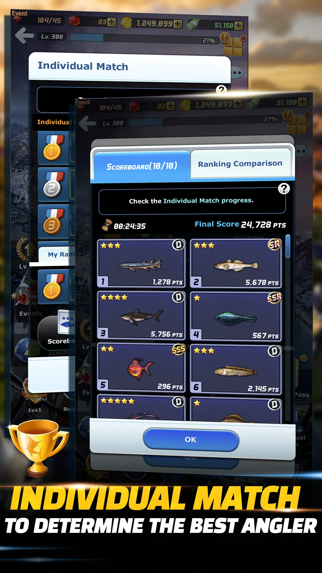 Tangkapan layar Ace Fishing 6