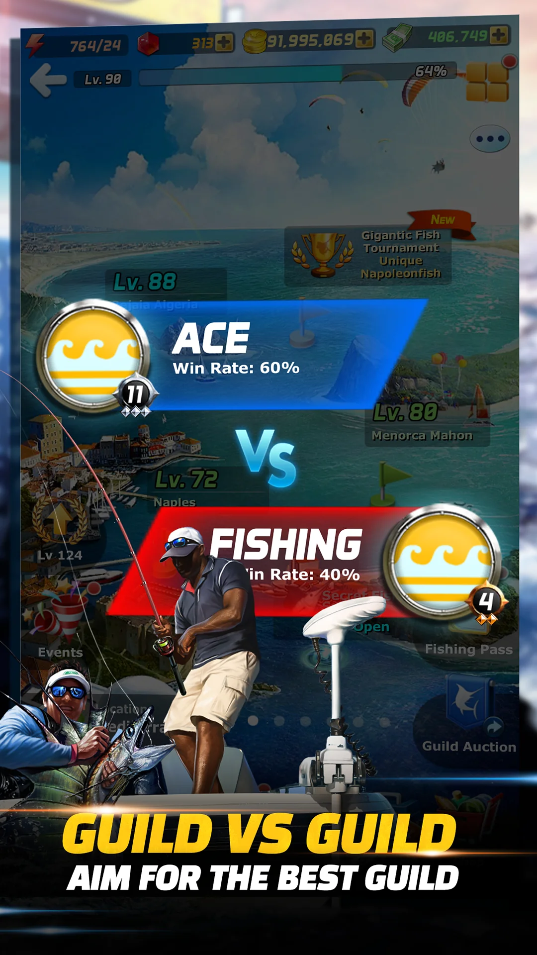 Tangkapan layar Ace Fishing 7