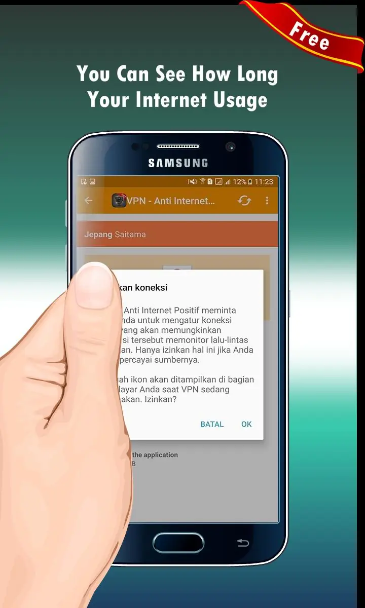 Capture d'écran VPN Unblock Bokep Sites 4