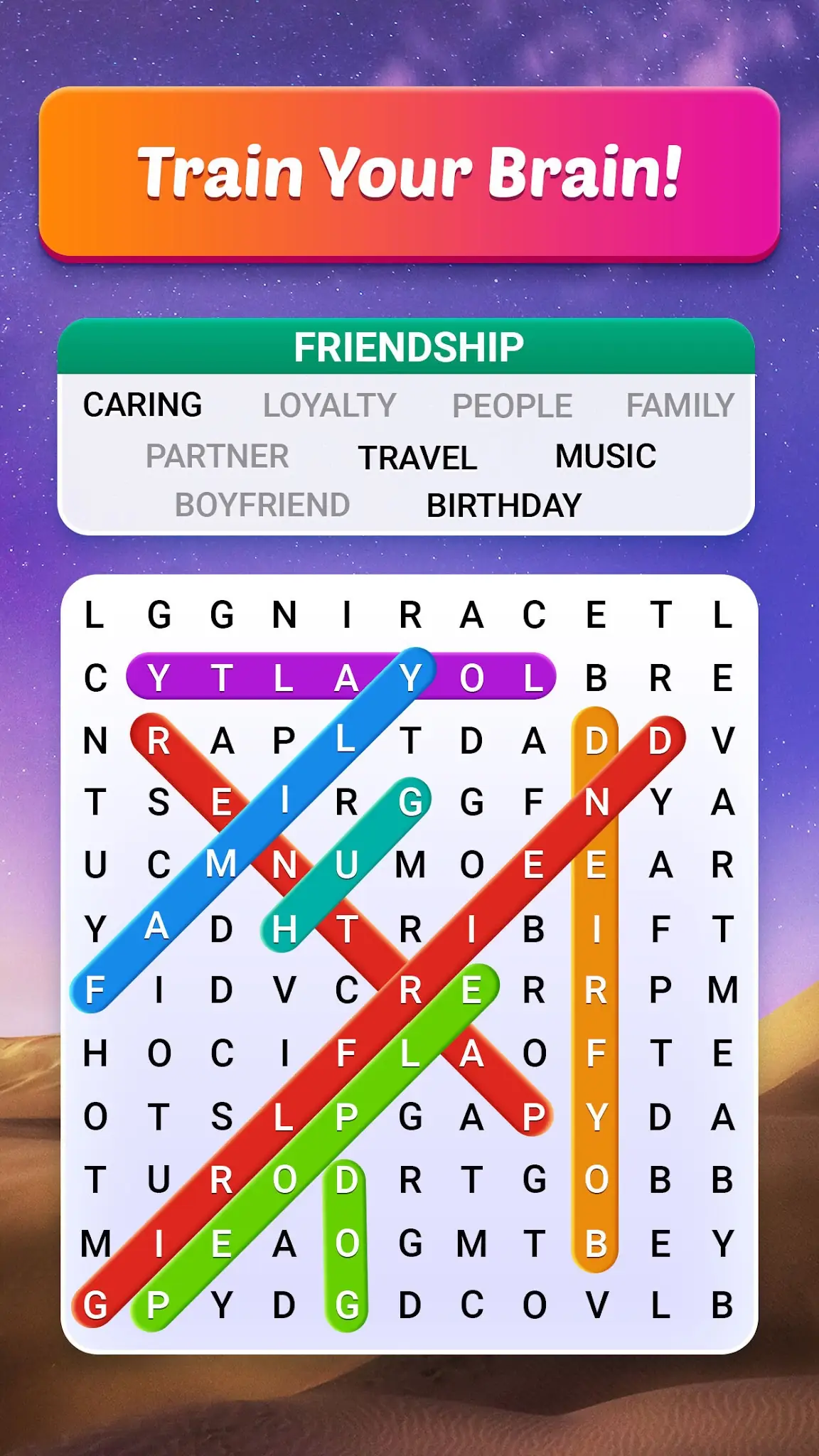Zrzut ekranu Word Search 7