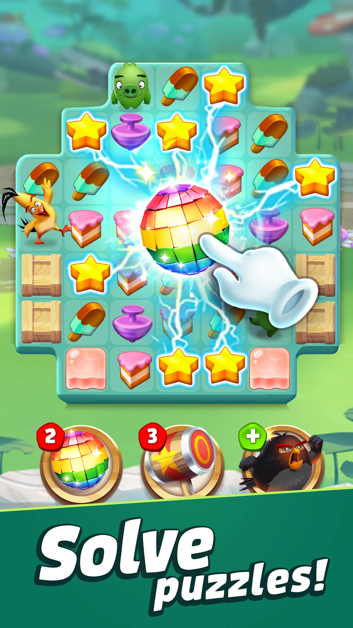 Angry Birds Match 3 képernyőkép 1