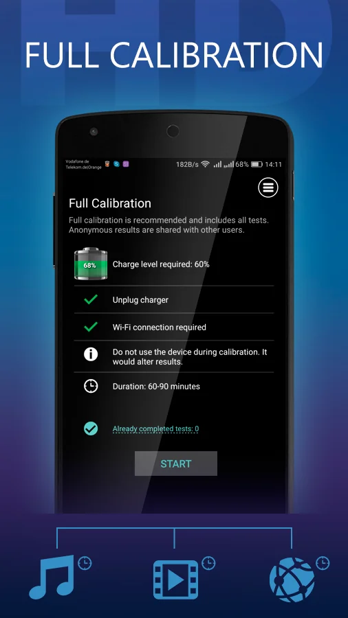 لقطة شاشة بطارية إتش دي – Battery %د
