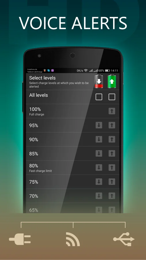 لقطة شاشة بطارية إتش دي – Battery %د