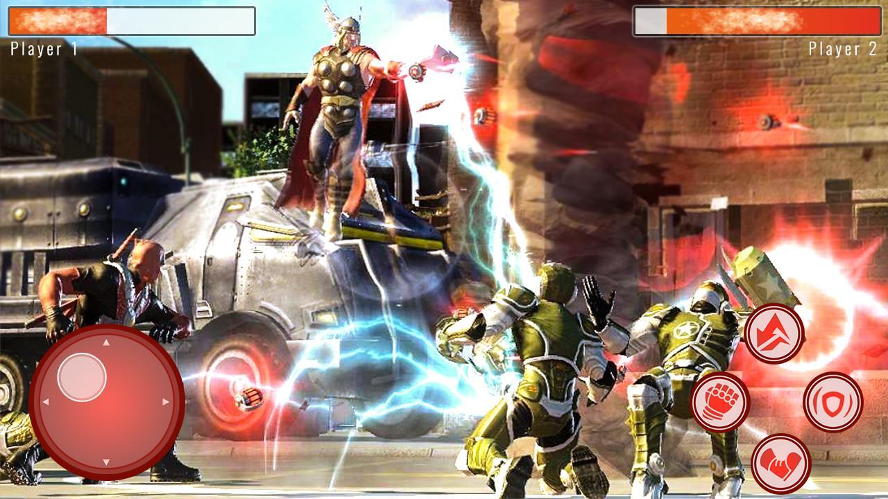 Ekran Görüntüsü Superheroes Street Fighting Game: Infinity Karate 1