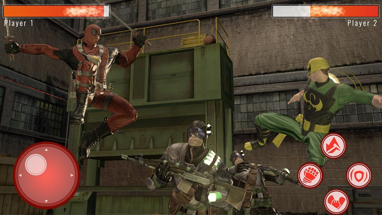 Ekran Görüntüsü Superheroes Street Fighting Game: Infinity Karate 2