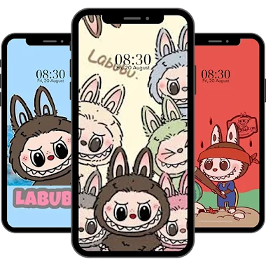 Cute Labubu Wallpaper Иконка