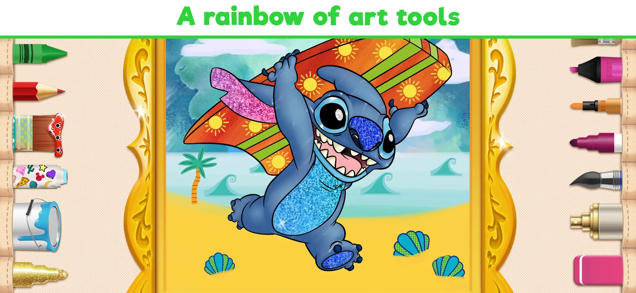 Снимка на екрана Disney Coloring World 3