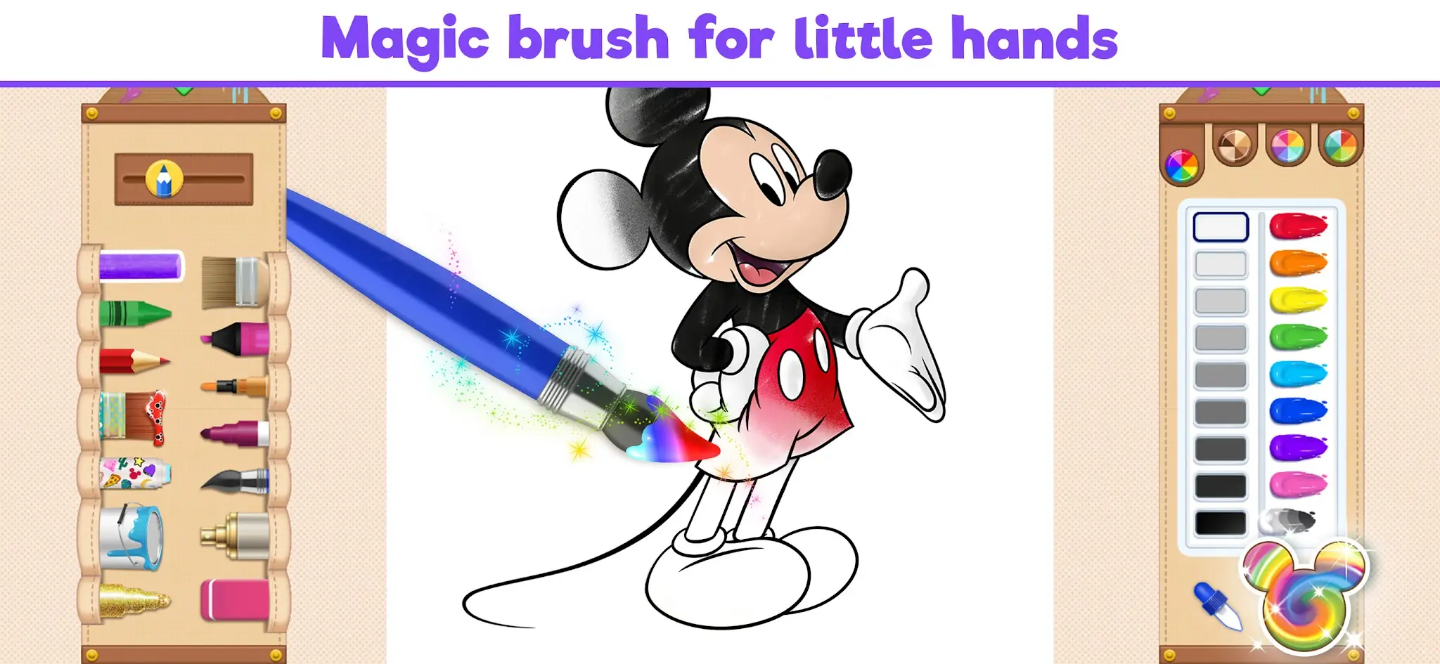Снимка на екрана Disney Coloring World 7