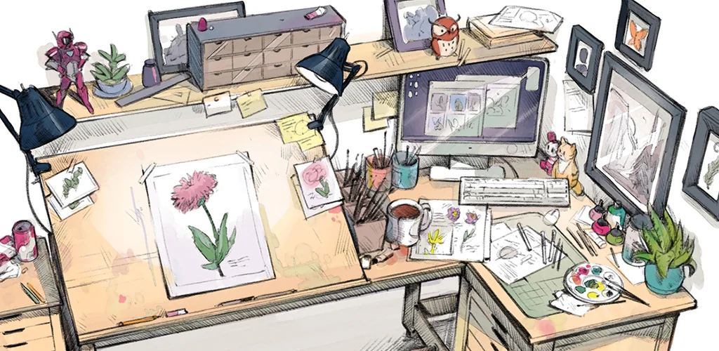 Sketchbook برنامج غلاف فني للأندرويد