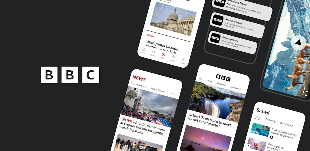 BBC app cover art for Android