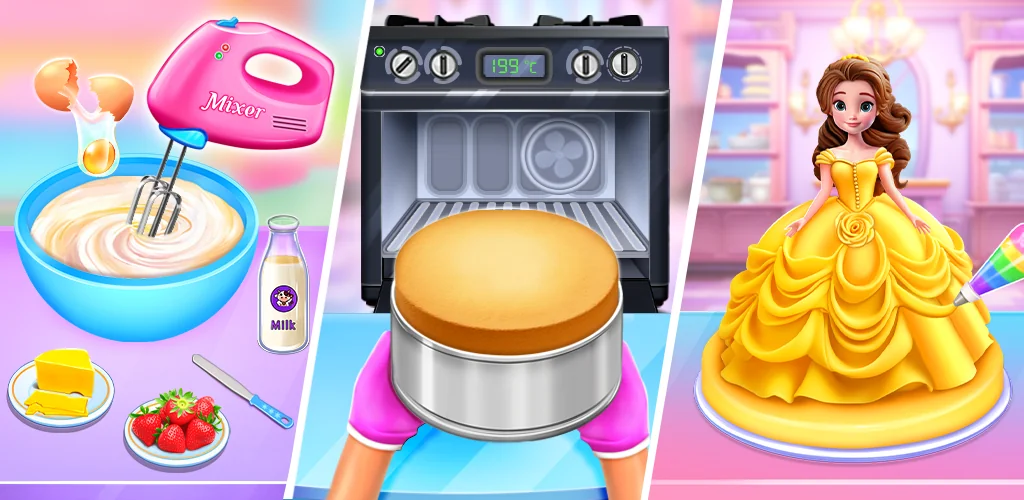 Cake Maker: Cooking Cake Games खेल Android के लिए कवर आर्ट