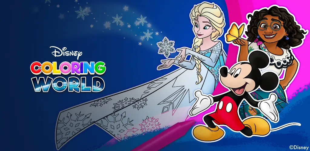 Disney Coloring World игра корица за Android