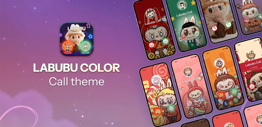 Labubu Color Call Theme kb borítókép Androidhoz