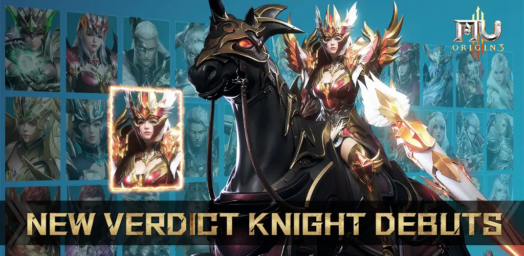 MU ORIGIN 3-Verdict Knight لعبة غلاف فني للأندرويد