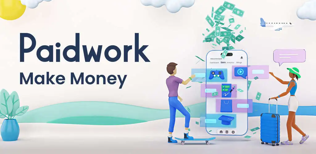 Paidwork aplicación carátulas para Android