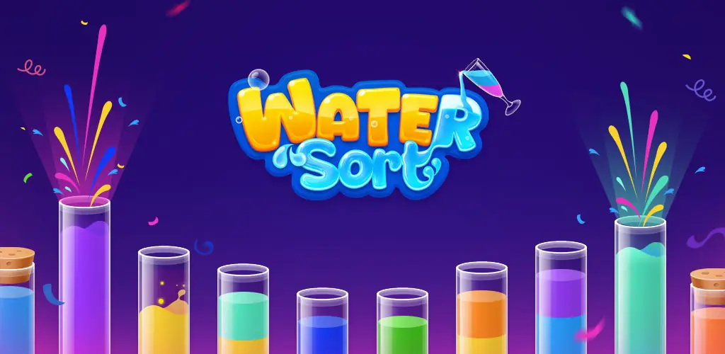 Water Sort trò chơi Hình ảnh bìa cho Android