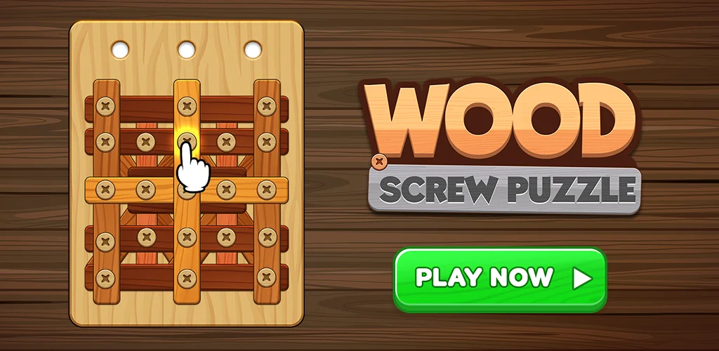 Wood Nuts & Bolts, Screw juego carátulas para Android