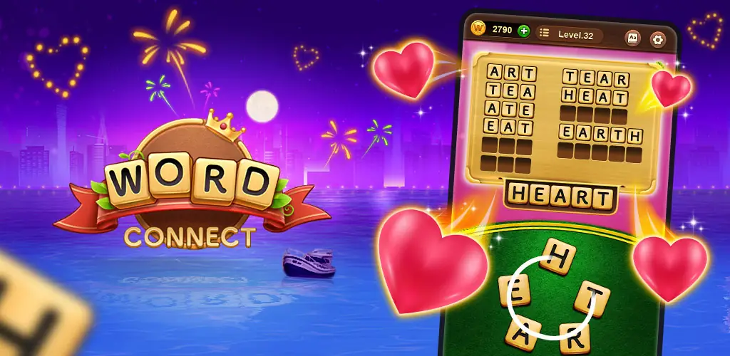 Word Connect खेल Android के लिए कवर आर्ट