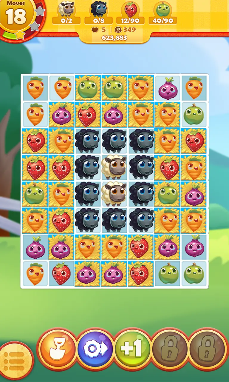 لقطة شاشة Farm Heroes Saga %د