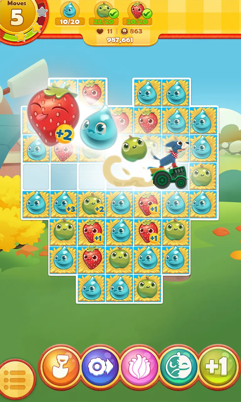لقطة شاشة Farm Heroes Saga %د