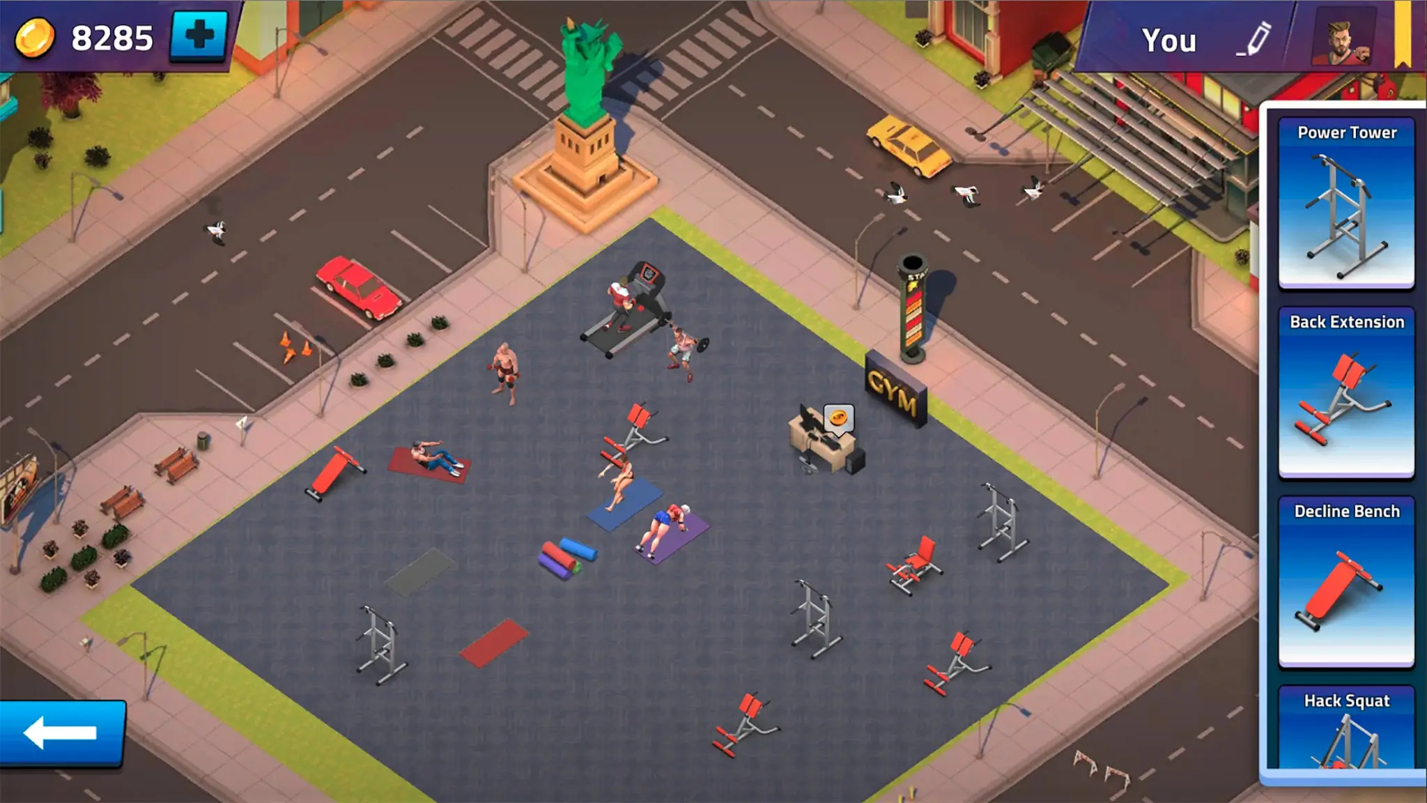 Снимка на екрана Gym Heros: Fighting Game 6