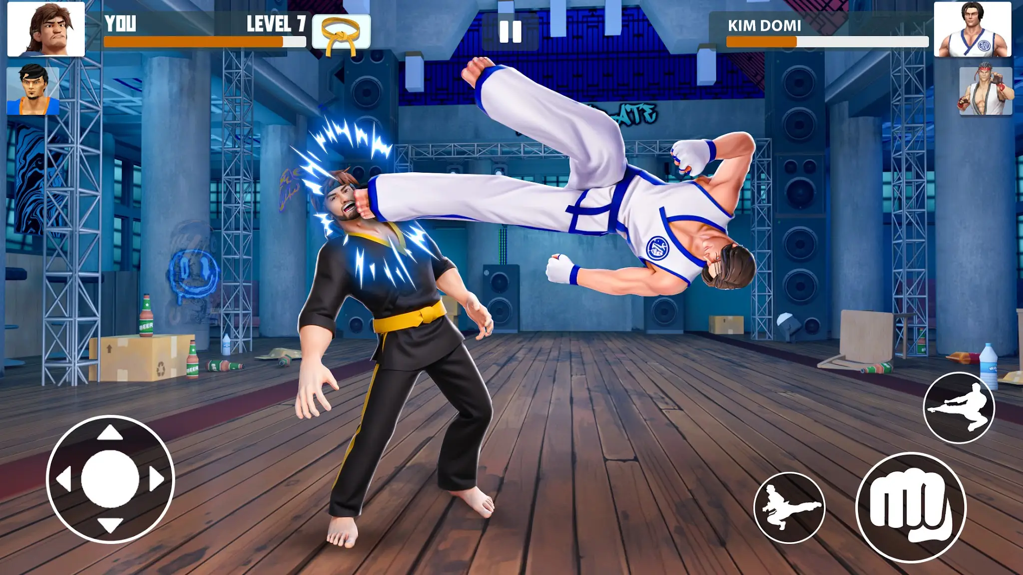 Snímek obrazovky Karate Fighter: Fighting Games 1