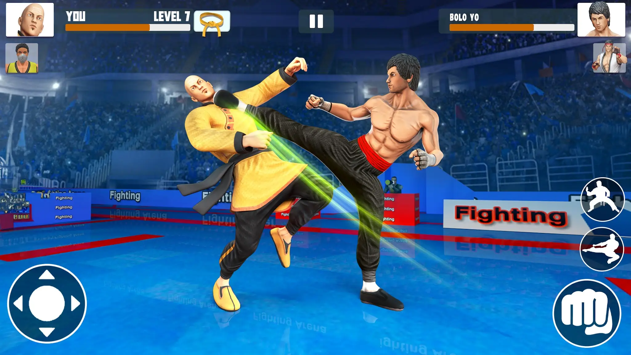 Snímek obrazovky Karate Fighter: Fighting Games 6