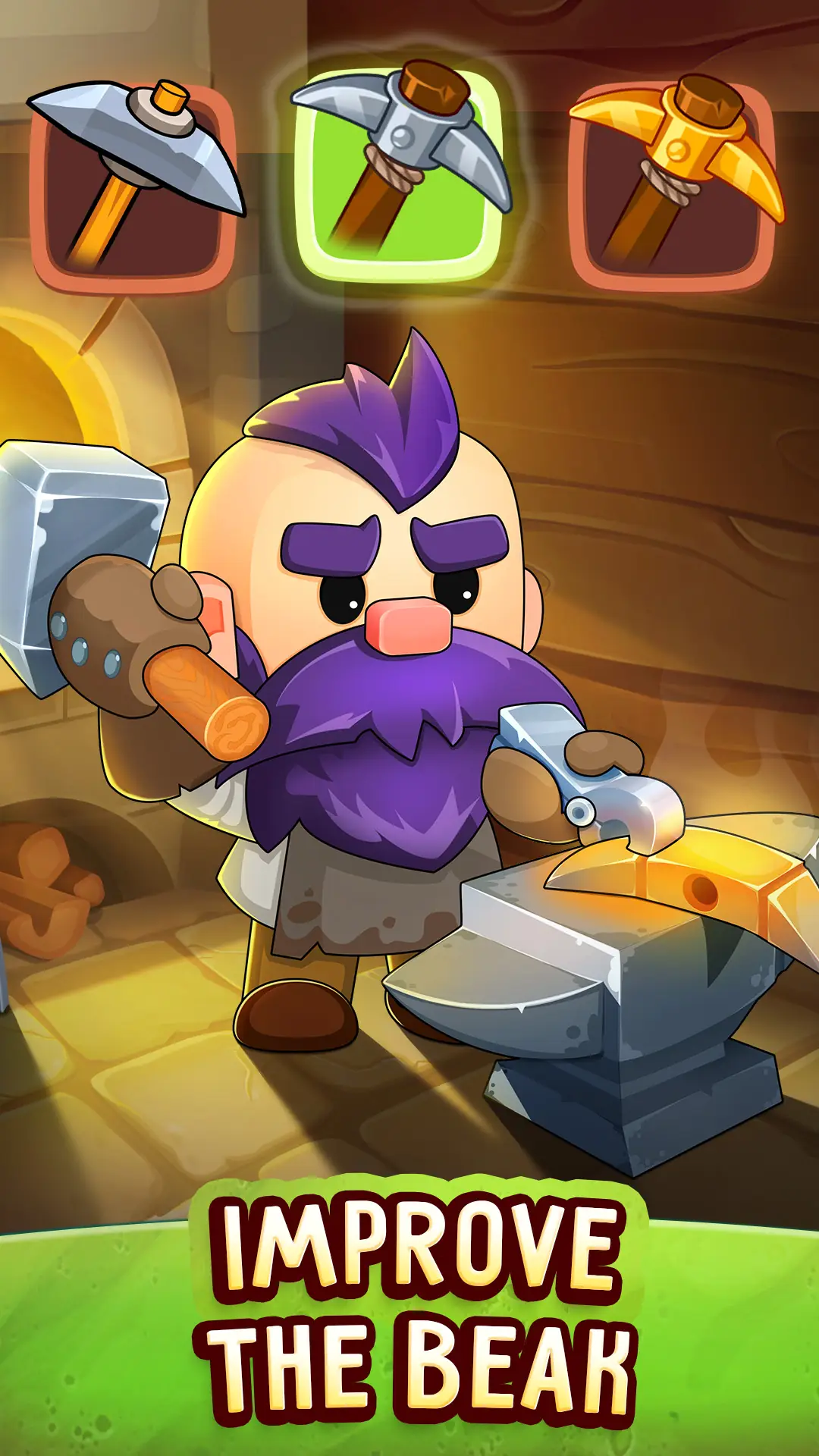 Captura de tela Escavar! Jogo da mina de ouro 3
