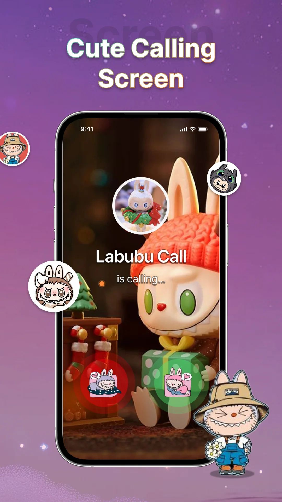 Labubu Color Call Theme képernyőkép 2