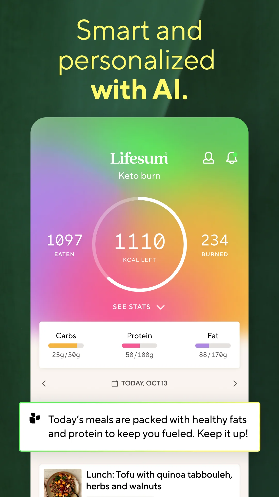 Скриншот Lifesum 8