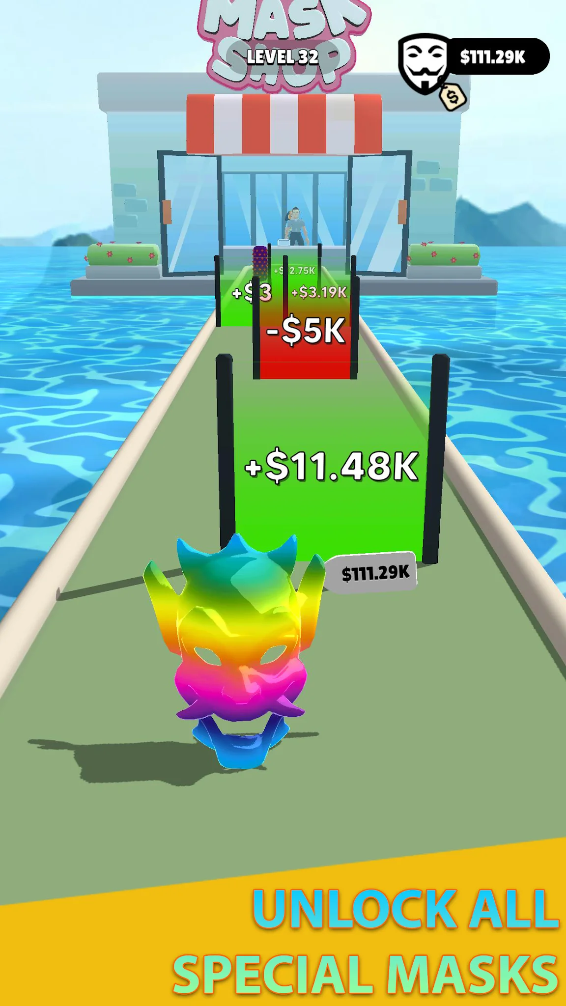 Скріншот Mask Evolution: 3D Run Game 3