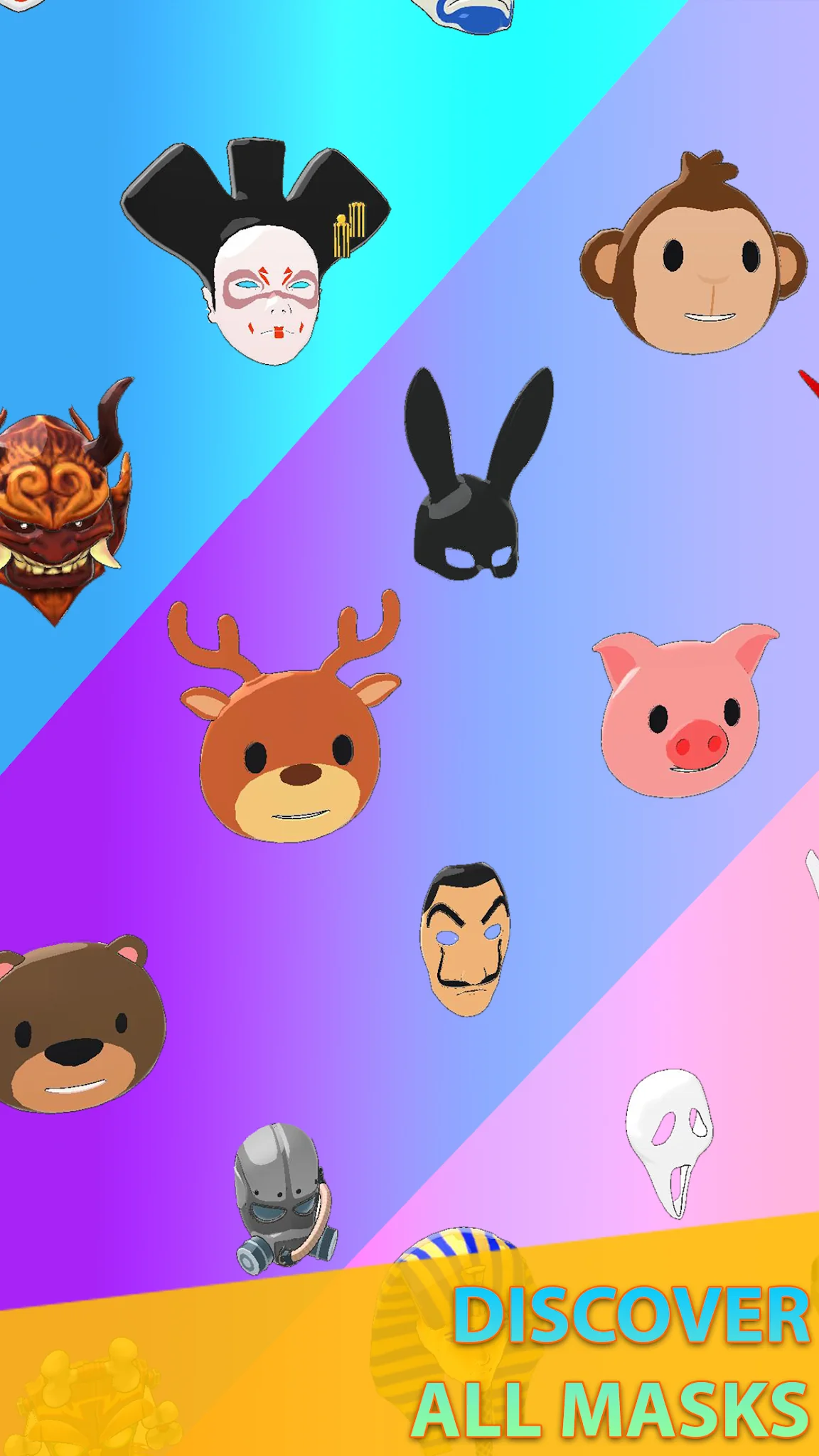 Скріншот Mask Evolution: 3D Run Game 4