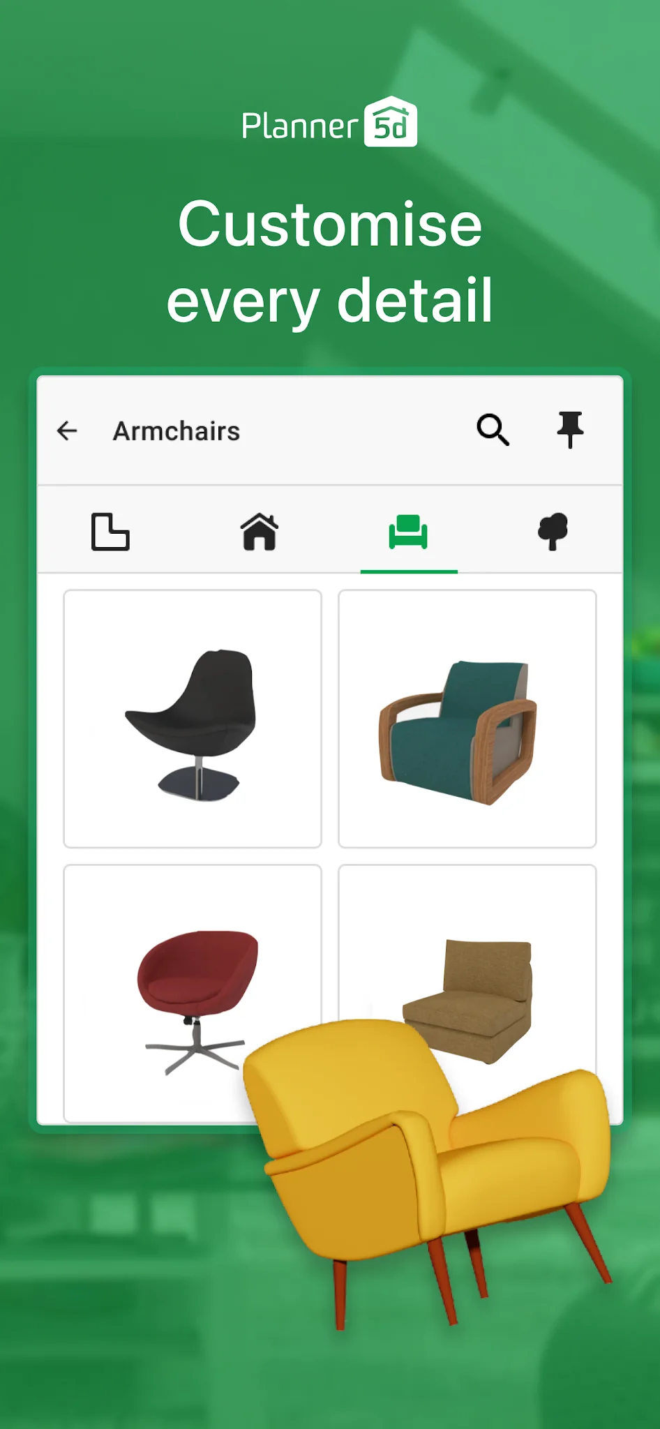 لقطة شاشة Planner 5D %د