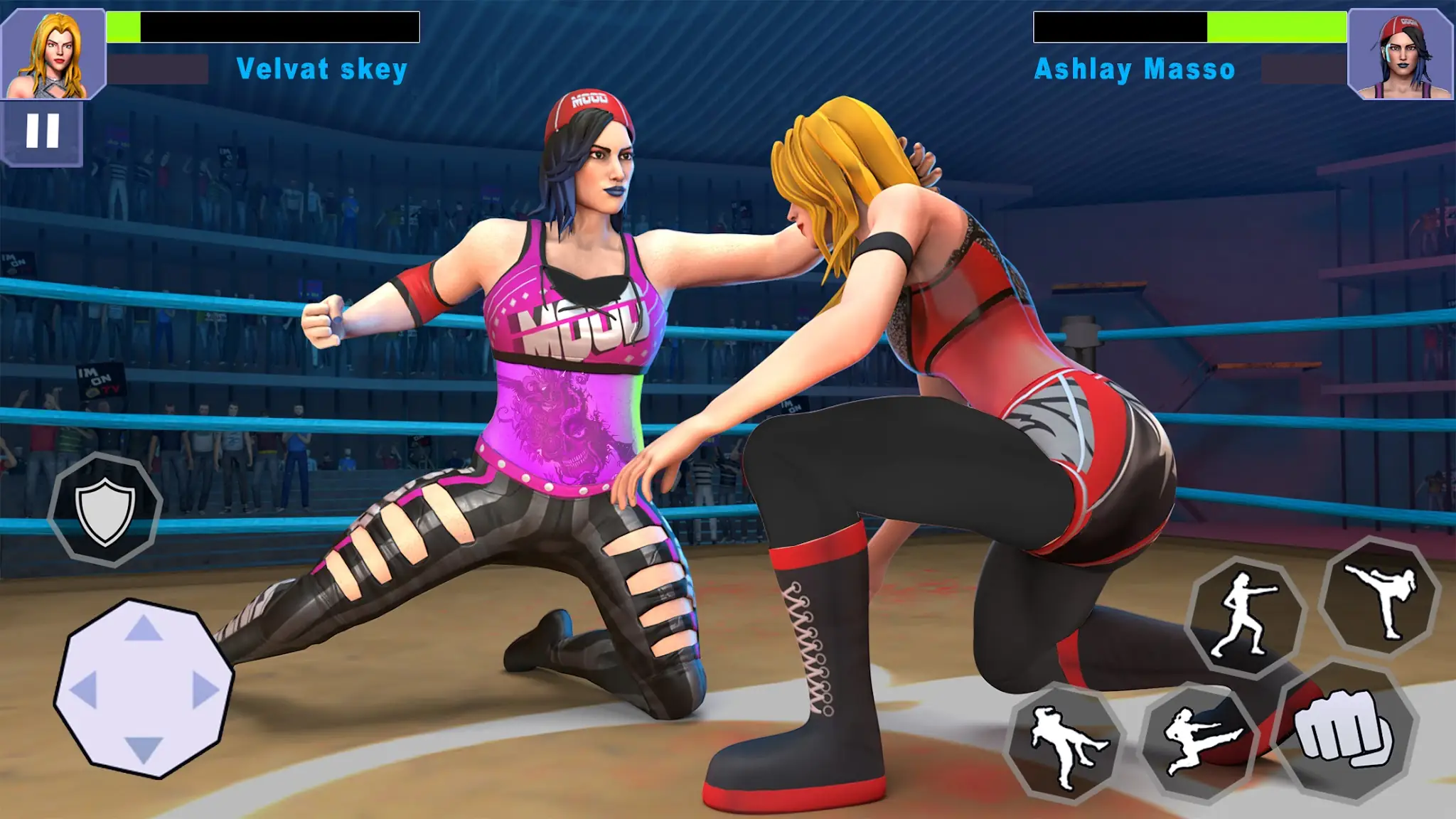 Schermata Bad Girls Wrestling 4